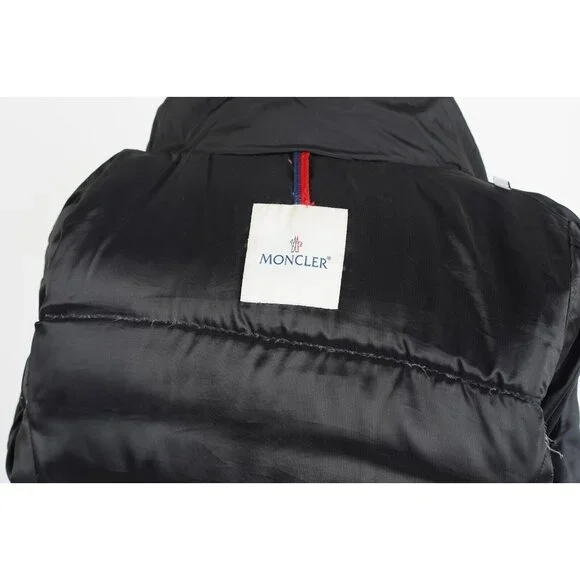 Moncler Neva Stretch Padded Down Jacket Black SZ 1/Small